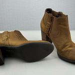 Sperry Top Sider Dasher Booties Women Size 8.5 Brown Western Boho Leather Boots Photo 11