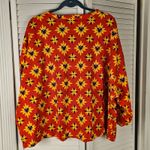 Disney NWOT‎  Parks Womens Orange Morocco Pavillion Mickey Mouse Flower Top 3X Photo 1