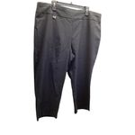 Alfani  Size 22W Plus Size Tummy Control Black Crop Pants. New With Tags Photo 2