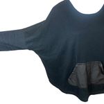 Anthropologie La Fee Verte Cashmere Blend Sweater Leather Pouch Boxy Flowy Top M Photo 6