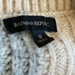 Banana Republic  Colorblock Thick Weave Sweater Pullover V-Neck Stretch Small Photo 10