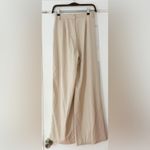 Princess Polly Princess‎ Polly Cream Wide Leg Trousers Size 4 EUC Photo 1