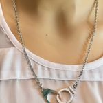 Freedom Handcuff Necklace Silver Photo 0