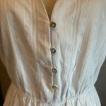 Storia NWT Beach Vibes Fully Lined White Romper Photo 1