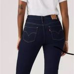 Levi's Women’s 314 Shaping Straight Dark Blue Boot Cut Jeans WORN TWICE Photo 4