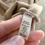 Joah Brown  Women’s Stitch Mock Neck Longsleeve Top Ribbed Thumbholes Brown M/L Photo 10