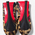 Christian Louboutin Leopard Pony Hair Very Prive Heels 39.5 US 9.5 Peep Toe Pump Photo 8
