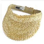 Beach Riot Womens Straw Visor Wide Brim Adjustable Sun Beach Cruise Hat Resort Photo 6