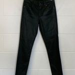 joe's jeans Joe’s Green Coated Waxed The Skinny Stretch Jeans NWT Size 25 Photo 0