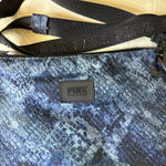 PINK - Victoria's Secret  Blue snakeskin print Crossbody Bag or belt bag Photo 13
