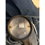 Blue Denim Wide Leg Bellbottoms Raw Hem Jeans XL Casual Festival Bohemian Hippie Photo 8