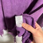 Indigo Thread Co Purple Long Sleeve Thermal Top Fringe Boho Grunge 3X Scoop Neck Size undefined Photo 6