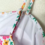 SheIn Ditsy All Over Floral Print Padded One Piece Swimsuit XL Women's White Photo 6