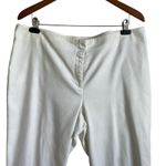 Chico's Women Cotton Pants XL White Straight Leg Classic Officewear Minimalistic Photo 7