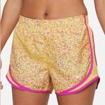 Nike  Dri-Fit Icon Clash Tempo 3’’ Running Shorts in Yellow/Pink Speckled Size S Photo 0