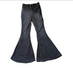 Free People  True Blue Bell Bottom Flat Jeans Size 27 Photo 1