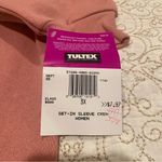 Tultex NWT  Women’s Dusty Rose Crewneck Sweatshirt Size 3X Photo 6