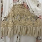 Free People  New Romantics Floral Godet Duster Skirt Vintage Rare size XS Photo 6