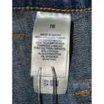 CRAZY HORSE Liz Claiborne Jeans Stretch Denim Straight Leg Ladies 16 Medium Wash Photo 7
