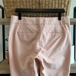 Ann Taylor Mid-Rise Seersucker Stretch Cotton Woven Cropped Career Dress Pant Tr Photo 6