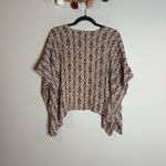 Brandy Melville patterned open shrug cardigan Photo 4