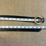 Lands' End Black Leather Belt And Buckle L-XLrg 41-47 Inch Photo 6