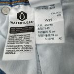 Levi's  501 shorts women's 29 raw hem button fly medium wash blue denim high rise Photo 3