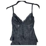 For Love & Lemons Sophie Eyelet Black Bustier Open Back Fitted Dress Size Small Photo 9