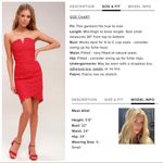 Adelyn Rae  lace strapless dress small Photo 9