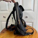 Adrienne Vittadini  black faux leather embossed backpack Photo 5