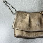 Henri Bendel Bronze Wristlet Clutch Purse Bag Chain Snap Lined Evening Going Out Photo 5