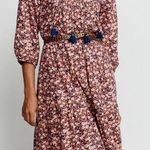 Pink Chicken Indira Dress Navy Ditsy Floral Size M Photo 0