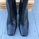 Apostrophe NWOT Black  Patchwork Patent Leather Heeled Boots Booties Photo 5