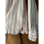 Lola River Pink / White striped Button Down Shirt 100% Cotton Women’s size XS Photo 5