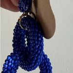 Boutique Blue Beaded Statement Earrings Photo 1