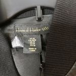 House of Harlow Faux Leather Bomber Jacket Black Medium Photo 2