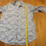 Marine layer  Carlin Floral Button Down Shirt Blue S EUC Cottage Boho Romantic Photo 7