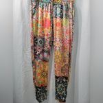 Johnny Was  Kaleida Elsie Silk  Jogger Women's Pants Boho Chic C61923A1 Size M Photo 11