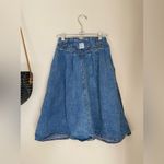 Jordache Vintage  Acid Wash Midi Skirt, Size 8 Photo 2