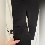 ZARA  Basic Moto Zip Detail Ribbed Knee Exposed Elastic Waist Pant Women’s Size S Photo 2