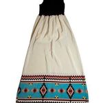 Women's Sleeveless Aztec Print Maxi Dress Size X Photo 0