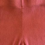 Loft Burnt Orange Ribbed Knit Wide Leg Pants - Size XS Photo 6