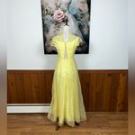 Beautiful Vintage 1970s Yellow Bridesmaid/Prom Gown! Size 6 Photo 4