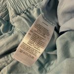 Madewell Pull-On Straight Crop Pants Size 4 Light Blue Linen Blend Photo 6