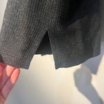 Eileen Fisher  Italian Made Waffle Knit Button Front Silk & Viscose Blend Top Photo 8