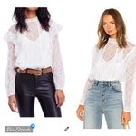 Free People  Goldie Lace Bodysuit Ivory Photo 2