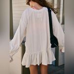 Free People #44 NWT  Spring Forward Tunic in Pastel Peach Combo Photo 1