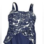 Lands' End  Blue Tropical Bathingsuit Photo 1