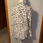 Rails  Rocsi Ivory Cheetah Print Long Sleeve Button Up Shirt Medium Photo 5