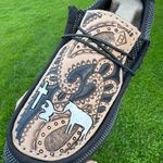 Hey Dude Custom Made Paisley Print Leather s Photo 3